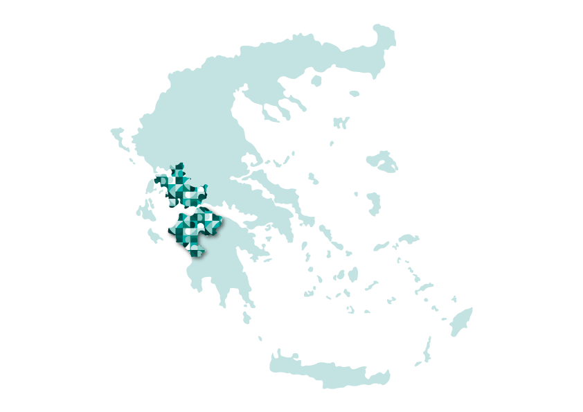 Western Greece map